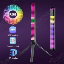 Sound Control 3D Display Pickup Rhythm Light RGB Music Ambient LED Night Light Bar APP Control Car Atmosphere Colorful Tube Lamp Sound Control 3D Display Pickup Rhythm Light RGB Music Ambient LED Night Light Bar APP Control Car Atmosphere Colorful Tube Lamp