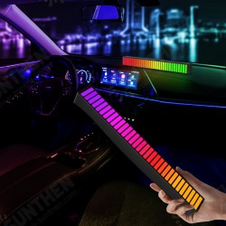 Sound Control RGB Pickup Atmosphere Light APP Control Music Ambient LED Night Light Bar Car Atmosphere Colorful Tube Lamp Sound Control RGB Pickup Atmosphere Light APP Control Music Ambient LED Night Light Bar Car Atmosphere Colorful Tube Lamp