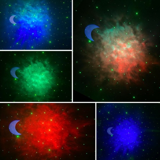 Starry Sky Projector bluetooth Music Speaker LED Night Light Projector Galaxy Nebula Ocean Star Projector Moon Night Lamp