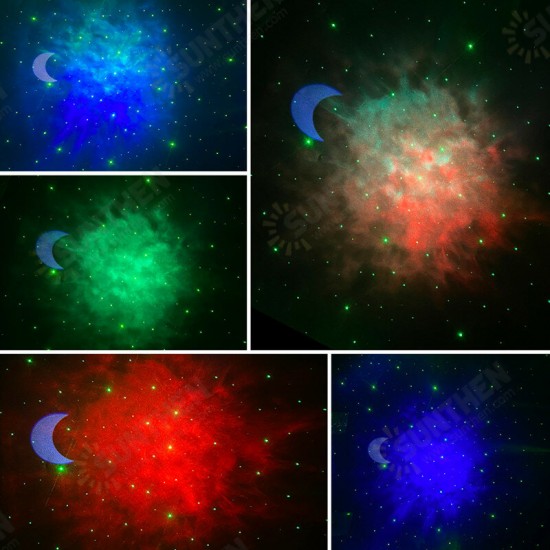 Starry Sky Projector bluetooth Music Speaker LED Night Light Projector Galaxy Nebula Ocean Star Projector Moon Night Lamp