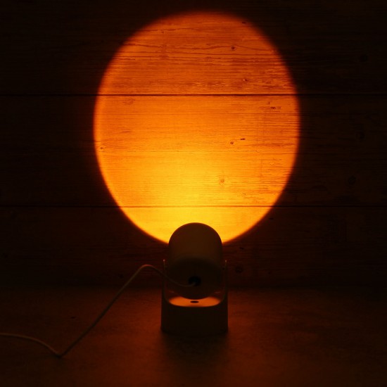 Sunset Projection LED Night Light Rainbow Floor Stand Modern Lamp Home Art Decor