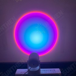 Sunset Projector Lamp Rainbow Atmosphere Led Night Light for Home Bedroom Coffee Shop Background Wall Decoration USB Table Lamp Sunset Projector Lamp Rainbow Atmosphere Led Night Light for Home Bedroom Coffee Shop Background Wall Decoration USB Table Lamp