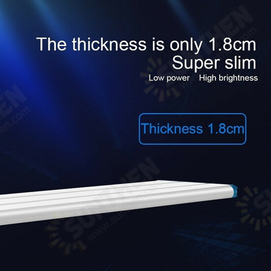 Super Slim LED Aquarium Light Aquatic Plant Lighting 18-30CM Extensible Waterproof Clip-on Lamp For Fish Tank