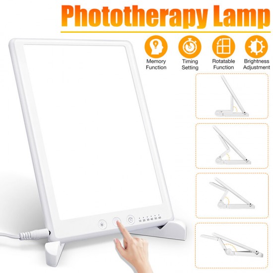 Therapy Lamp Timer Brightness Adjustment Memory Function Rotatable Home Office