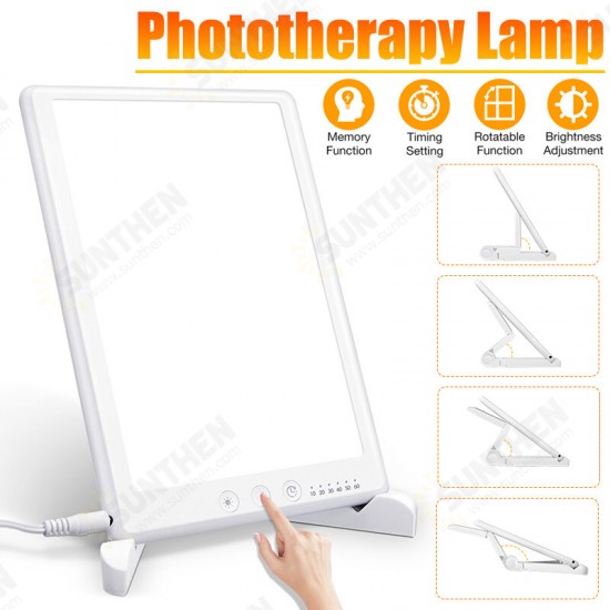 Therapy Lamp Timer Brightness Adjustment Memory Function Rotatable Home Office