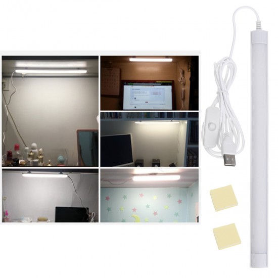 USB LED Table Lamp Bathroom Mirror Wall Night Light & Switch School Kids Bedside