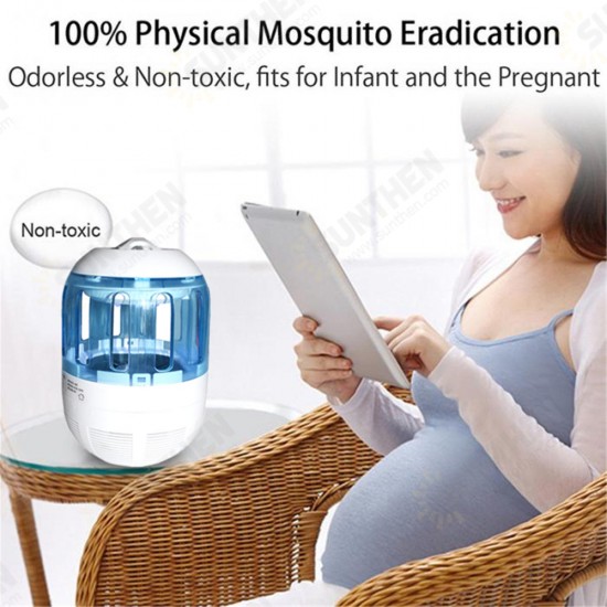 USB Mosquito Dispeller LED Mosquito Trap Fly Insect Killer UV Light Lamp Mosquito Killer with 360 Degree