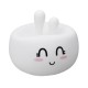 USB RGB Rechargeable Cute Silicone LED Night Light Tap Touch Atmostphere Light for Kid Sleeping