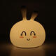 USB RGB Rechargeable Cute Silicone LED Night Light Tap Touch Atmostphere Light for Kid Sleeping