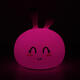 USB RGB Rechargeable Cute Silicone LED Night Light Tap Touch Atmostphere Light for Kid Sleeping