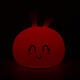 USB RGB Rechargeable Cute Silicone LED Night Light Tap Touch Atmostphere Light for Kid Sleeping