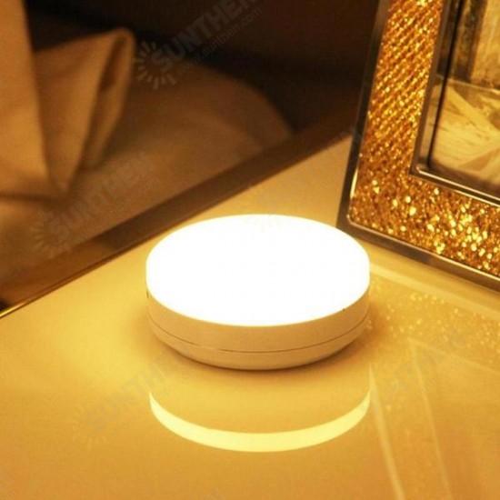 USB Rechargeable PIR Motion Sensor LED Night Light 360 Degree Rotation Lamp for Bedroom Home