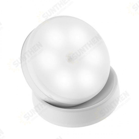 USB Rechargeable PIR Motion Sensor LED Night Light 360 Degree Rotation Lamp for Bedroom Home