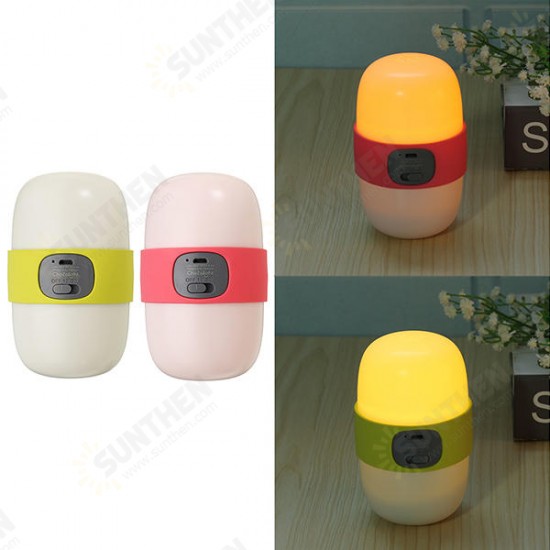 USB Rechargeable Timing Night Light Handheld Sleep Lamp for Baby Kids Nursery Bedside