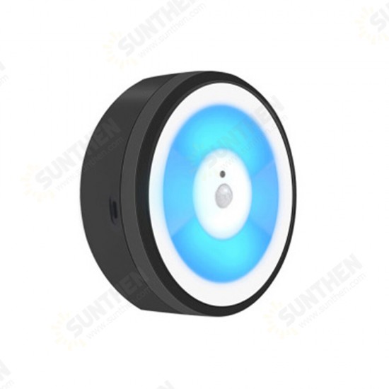 USB WIFI Smart Door Sensor Night Light IP55 Waterproof Wireless Doorbell with Ring Chime Call LED Smart Home Device