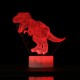 USB/Battery Powered 3D Children Kids Night Light Lamp Dinosaur Toys Boys 16 Colors Changing LED Remote Control+Base Christmas Decorations Clearance Christmas Lights