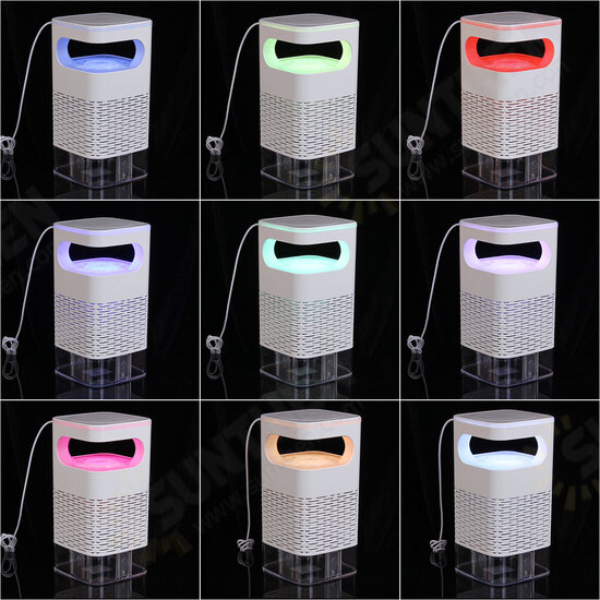 UV Mosquito Killer Lamp USB Repellent Mosquito Dispeller Light with Colorful Night Light