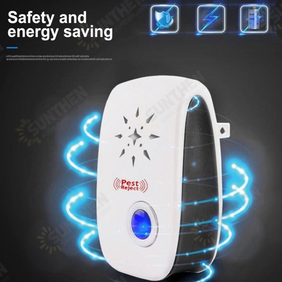 Ultrasonic Mosquito Repellent Mosquito Double Horn Mouse Cockroach Flea Killer