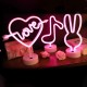 Upgrade Neon Night Light Rabbit Vibrato Anchor Bigmouth Bird Creative Night Light Spot