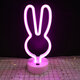 Upgrade Neon Night Light Rabbit Vibrato Anchor Bigmouth Bird Creative Night Light Spot