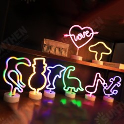 Upgrade Neon Night Light Rabbit Vibrato Anchor Bigmouth Bird Creative Night Light Spot Upgrade Neon Night Light Rabbit Vibrato Anchor Bigmouth Bird Creative Night Light Spot