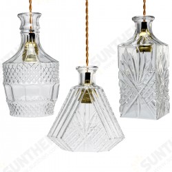 Vintage Decanter Bottle Pendant Ceiling Light Chandelier Lamp Fixture Home Decor Vintage Decanter Bottle Pendant Ceiling Light Chandelier Lamp Fixture Home Decor