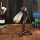 Vintage Industrial Robot Light Water Pipe Steampunk Desk Table Lamp Bedroom E27