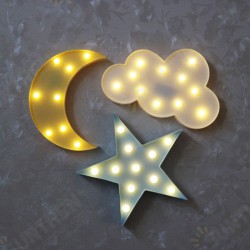 BC-NL02 Led Night Light for Kids Moon Star Cloud Bedroom Bedside Lamp Room Party Decorations BC-NL02 Led Night Light for Kids Moon Star Cloud Bedroom Bedside Lamp Room Party Decorations