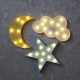 BC-NL02 Led Night Light for Kids Moon Star Cloud Bedroom Bedside Lamp Room Party Decorations