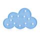 BC-NL02 Led Night Light for Kids Moon Star Cloud Bedroom Bedside Lamp Room Party Decorations