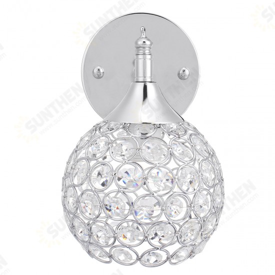 Wall Lamp Indoor Lighting Wall Lamp Crystal Lights Decoration Bedside Wall Sconce Sliver for Modern Home Lighting