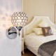 Wall Lamp Indoor Lighting Wall Lamp Crystal Lights Decoration Bedside Wall Sconce Sliver for Modern Home Lighting