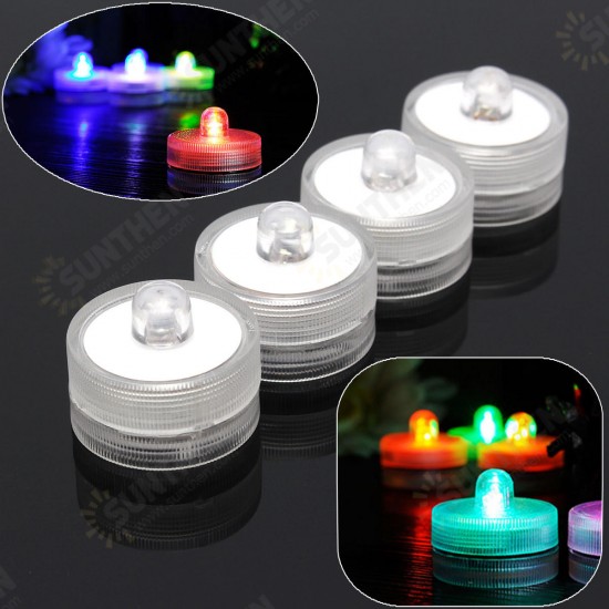 Waterproof LED Light Party Wedding Decor Floral Lamp Decoration Vase Candle Fishbowl Light