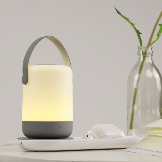 Wireless Charger with Portable Rechargeable Touch Control Dimmable LED Night Light Set from