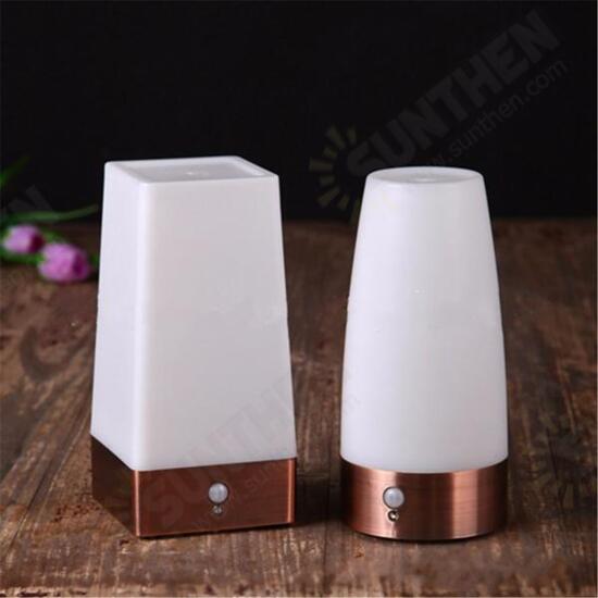 Wireless LED Night Light Table Bed Lamp Motion Sensor Battery Operated For Indoor Lighting