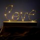 Wood Mini LED Night Light Home Love Desktop Letter Lamp Home Party Decor