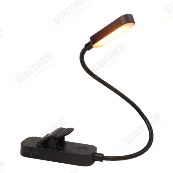 YJD-5331 USB 12LED/8LED Reading Light Three Color Temperature Gradual Dimming Book Clip Light