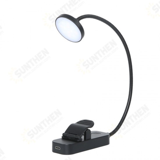 YJD-5331 USB 12LED/8LED Reading Light Three Color Temperature Gradual Dimming Book Clip Light