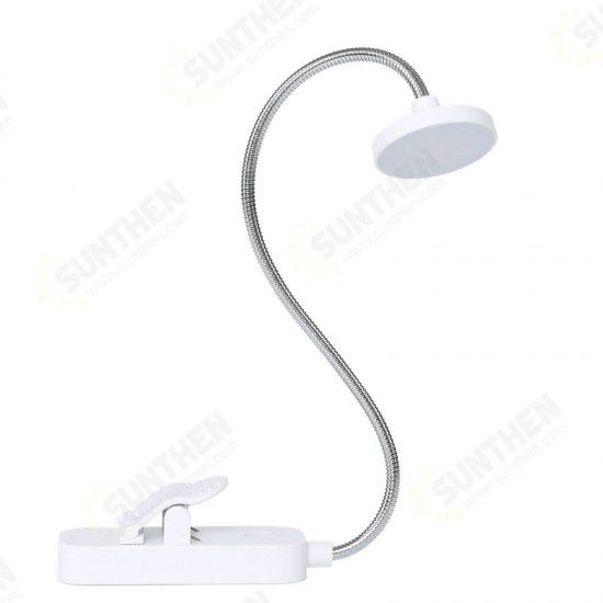 YJD-5331 USB 12LED/8LED Reading Light Three Color Temperature Gradual Dimming Book Clip Light