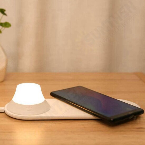 Wireless Charger with LED Night Light Magnetic Attraction Fast Charging For iPhone ( Ecosystem Product)