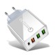 36W QC3.0 PD 4-Port USB Type-C Output Quick Charge USB Charger Universal Travel Charger for iPhone 11 Pro Max for Samsung S10 S9 HUAWEI LG 36W QC3.0 PD 4-Port USB Type-C Output Quick Charge USB Charger Universal Travel Charger for iPhone 11 Pro Max for Samsung S10 S9 HUAWEI LG