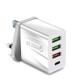 36W QC3.0 PD 4-Port USB Type-C Output Quick Charge USB Charger Universal Travel Charger for iPhone 11 Pro Max for Samsung S10 S9 HUAWEI LG 36W QC3.0 PD 4-Port USB Type-C Output Quick Charge USB Charger Universal Travel Charger for iPhone 11 Pro Max for Samsung S10 S9 HUAWEI LG
