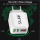 Dual USB Charger Digital Display Travel Power Adapter Fast Charging For iPhone XS 11Pro Huawei P30 P40 Pro OnePlus 8Pro