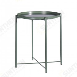 44*52cm Round Side End Coffee Table Steel Tray Metal Side Desk Furniture for Home Bedside Storage Supplies 44*52cm Round Side End Coffee Table Steel Tray Metal Side Desk Furniture for Home Bedside Storage Supplies