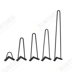 4Pcs Hairpin Legs Set Simple Metal Desk Chair DIY Leg Accessories Set For Home Office Decoration