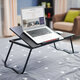 A1 Upgraded Foldable Wooden Laptop Desk Portable Folding Conputer Desk Bed Notebook Stand Study Table Breakfast Bed Tray