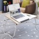 A1 Upgraded Foldable Wooden Laptop Desk Portable Folding Conputer Desk Bed Notebook Stand Study Table Breakfast Bed Tray