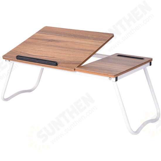 A1 Upgraded Foldable Wooden Laptop Desk Portable Folding Conputer Desk Bed Notebook Stand Study Table Breakfast Bed Tray