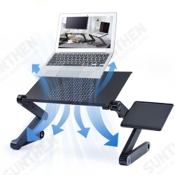 Adjustable Laptop Stand Desk Table Lazy Lap Bed Tray Foldable Notebook Stand Cooling Fan Adjustable Laptop Stand Desk Table Lazy Lap Bed Tray Foldable Notebook Stand Cooling Fan