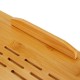 Bamboo Laptop Notebook Bed Desk Table Holder Sofa Tray Cooling Stand With Drawer